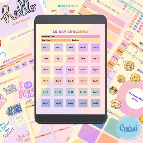 ADHD Kids Planner | Daily Routine Chart, Editable Canva Template (Digital Download)