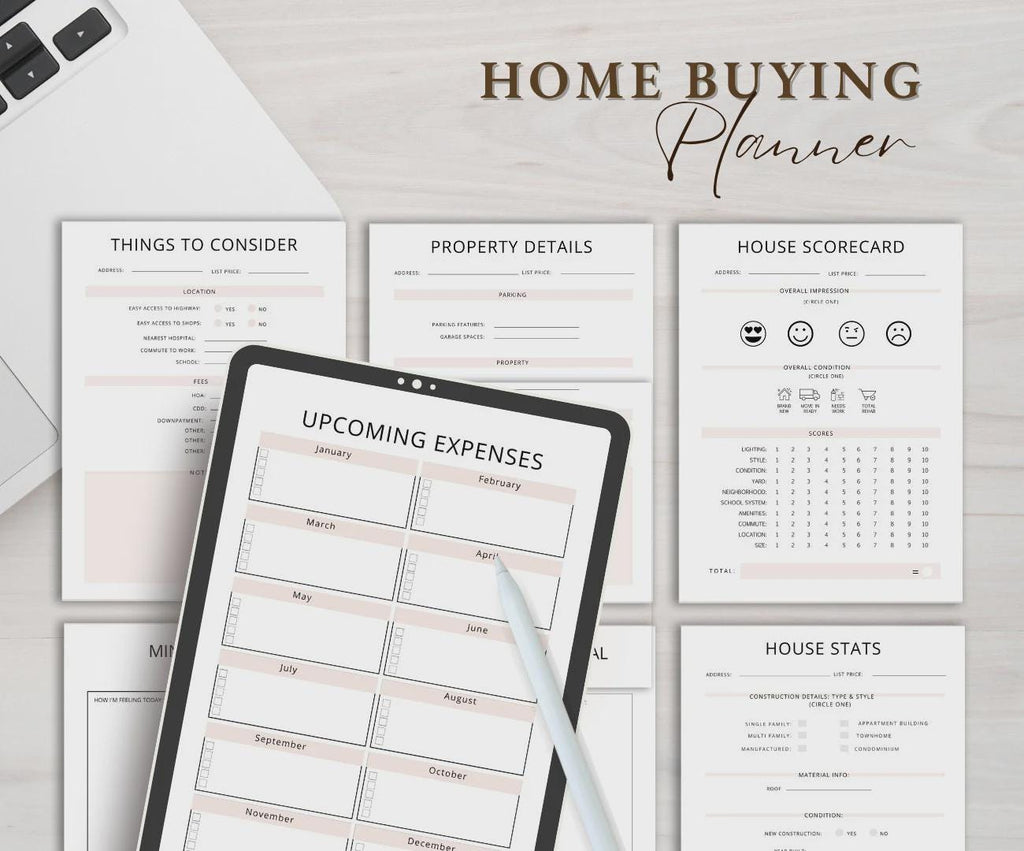 Home Buying Planner, House Hunting Guide & Checklist