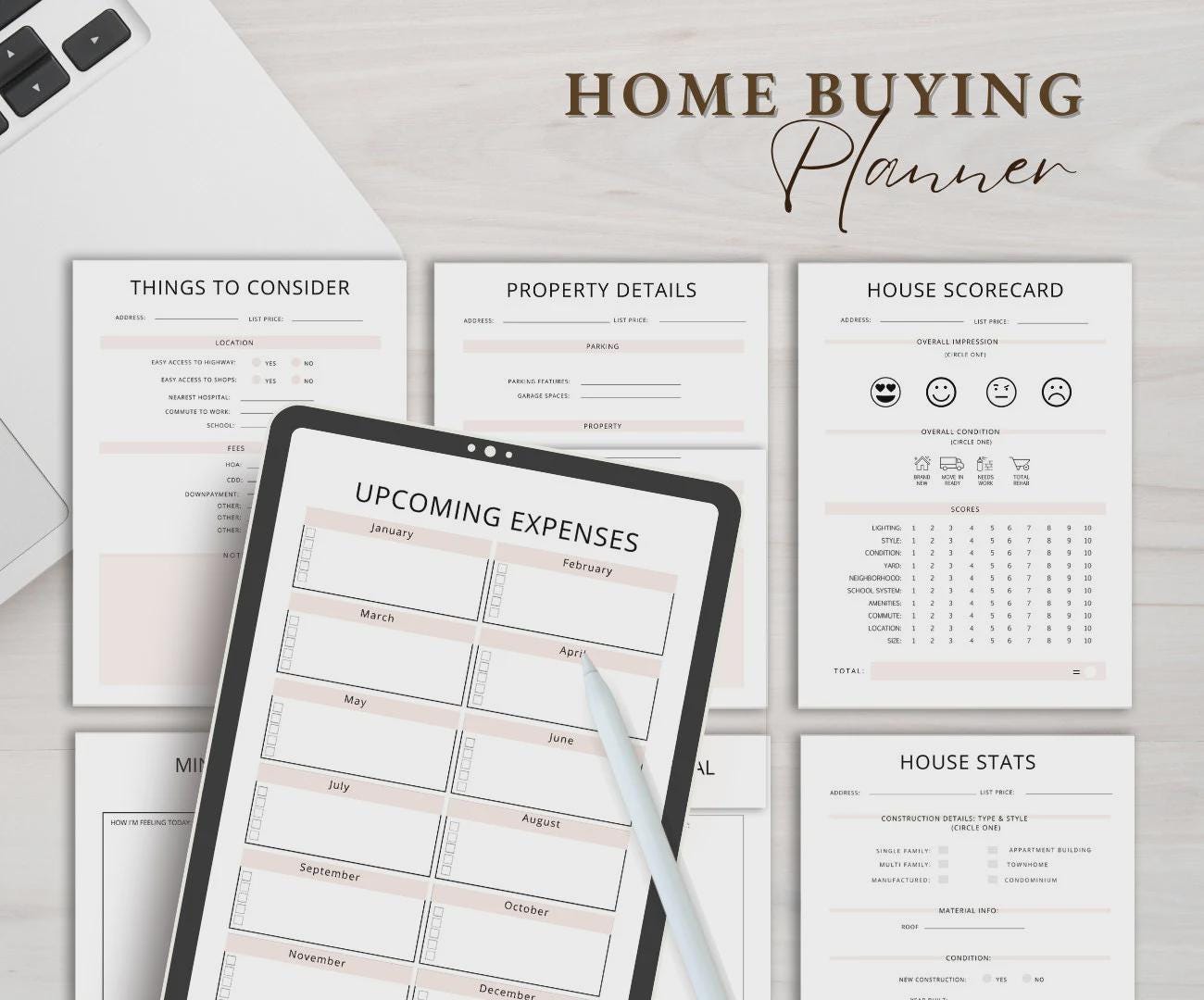 Home Buying Planner, House Hunting Guide & Checklist