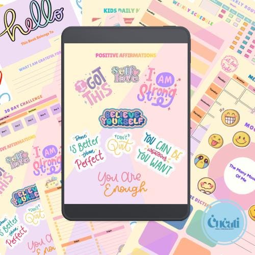 ADHD Kids Planner | Daily Routine Chart, Editable Canva Template (Digital Download)