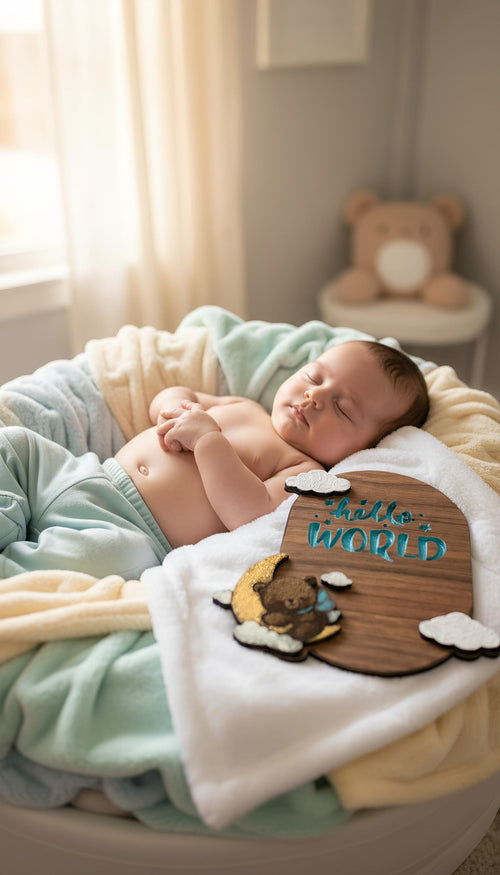 Baby Milestone Signs/ First year/ New Born Gift