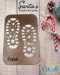 Santa's Footprint Stencil - Reusable Christmas Eve Tradition