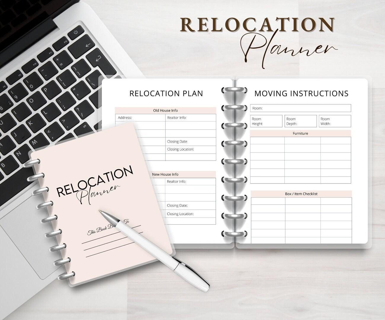 Printable Relocation Planner | Moving Organization Kit (Digital Download)