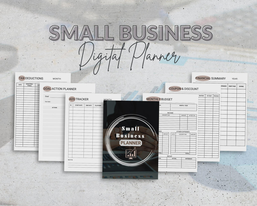 Printable Small Business Planner | Etsy Seller PDF Kit