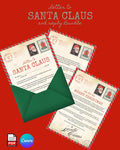 Letter to Santa & Reply Bundle – Printable + Editable Canva Template – Christmas Activity for Kids.