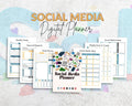 Social Media Planner Bundle | Printable Marketing Organizer (Digital Download)
