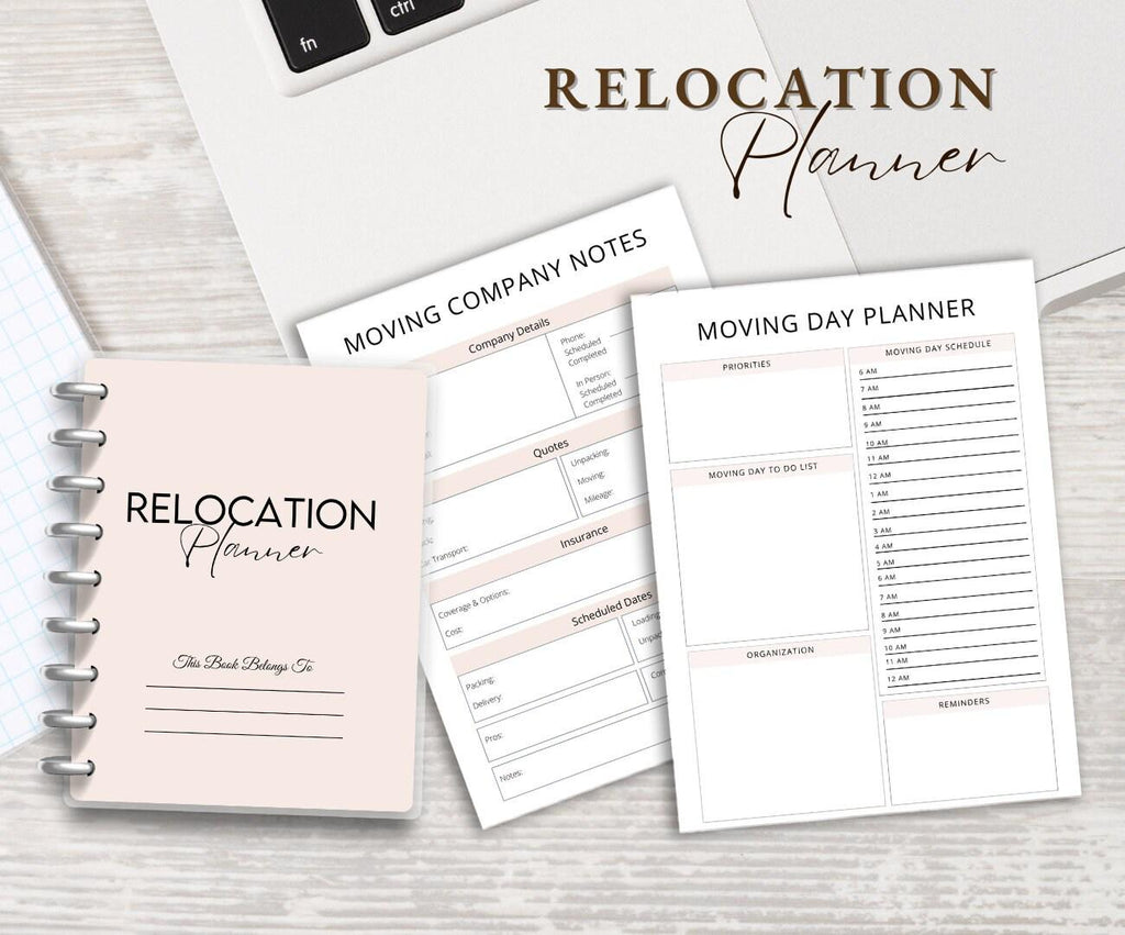 Printable Relocation Planner | Moving Organization Kit (Digital Download)