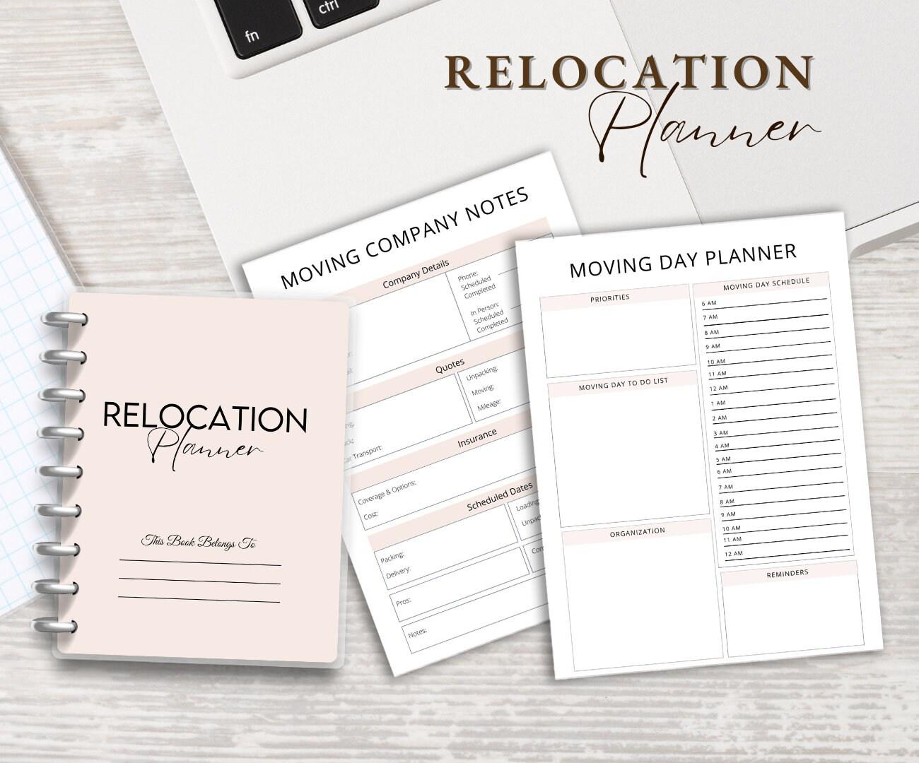 Printable Relocation Planner | Moving Organization Kit (Digital Download)